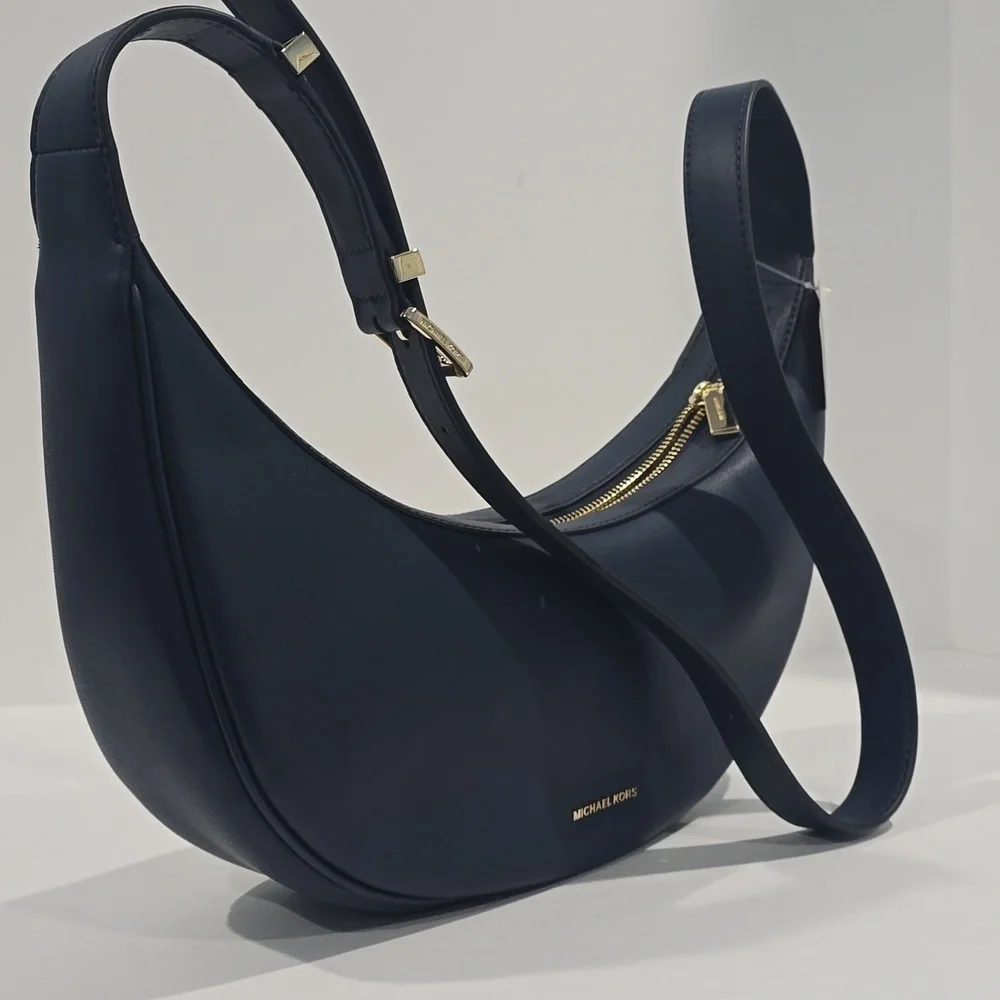 SALE! ✅ Michael Kors AVRA Medium Convertible Sling Leather Crossbody ⭐ NWT